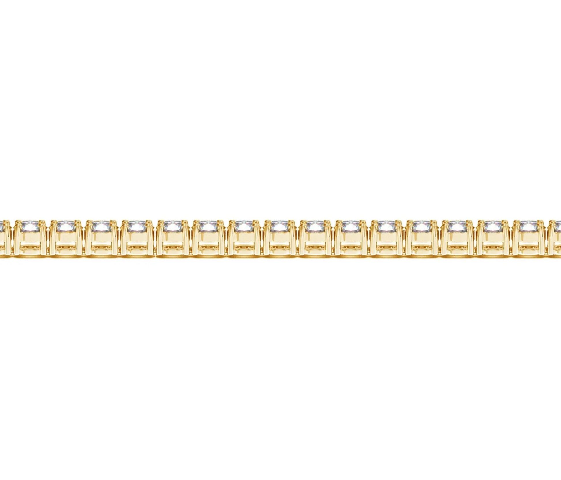 Lab Grown Round Diamond Tennis Bracelet in 14k Yellow Gold (7 cctw F/G  VS2/SI1) RCJ Bracelets  CELESTIA LUXE JEWELLERS