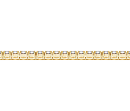 Lab Grown Round Diamond Tennis Bracelet in 14k Yellow Gold (7 cctw F/G  VS2/SI1) RCJ Bracelets  CELESTIA LUXE JEWELLERS