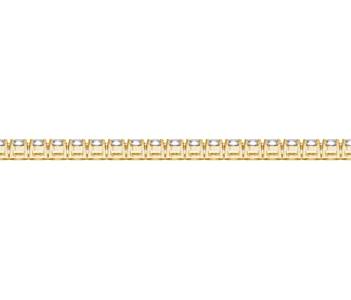 Lab Grown Round Diamond Tennis Bracelet in 14k Yellow Gold(5 cctw  F/G  VS2/SI1) RCJ Bracelets  CELESTIA LUXE JEWELLERS