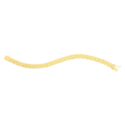 Nature Inspired Clover Bracelet in 14K Yellow Gold  (6.50 mm) RCJ Bracelets  CELESTIA LUXE JEWELLERS