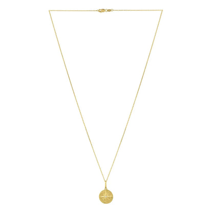 North Star Talisman Necklace in 14K Yellow Gold RCJ Necklaces  CELESTIA LUXE JEWELLERS