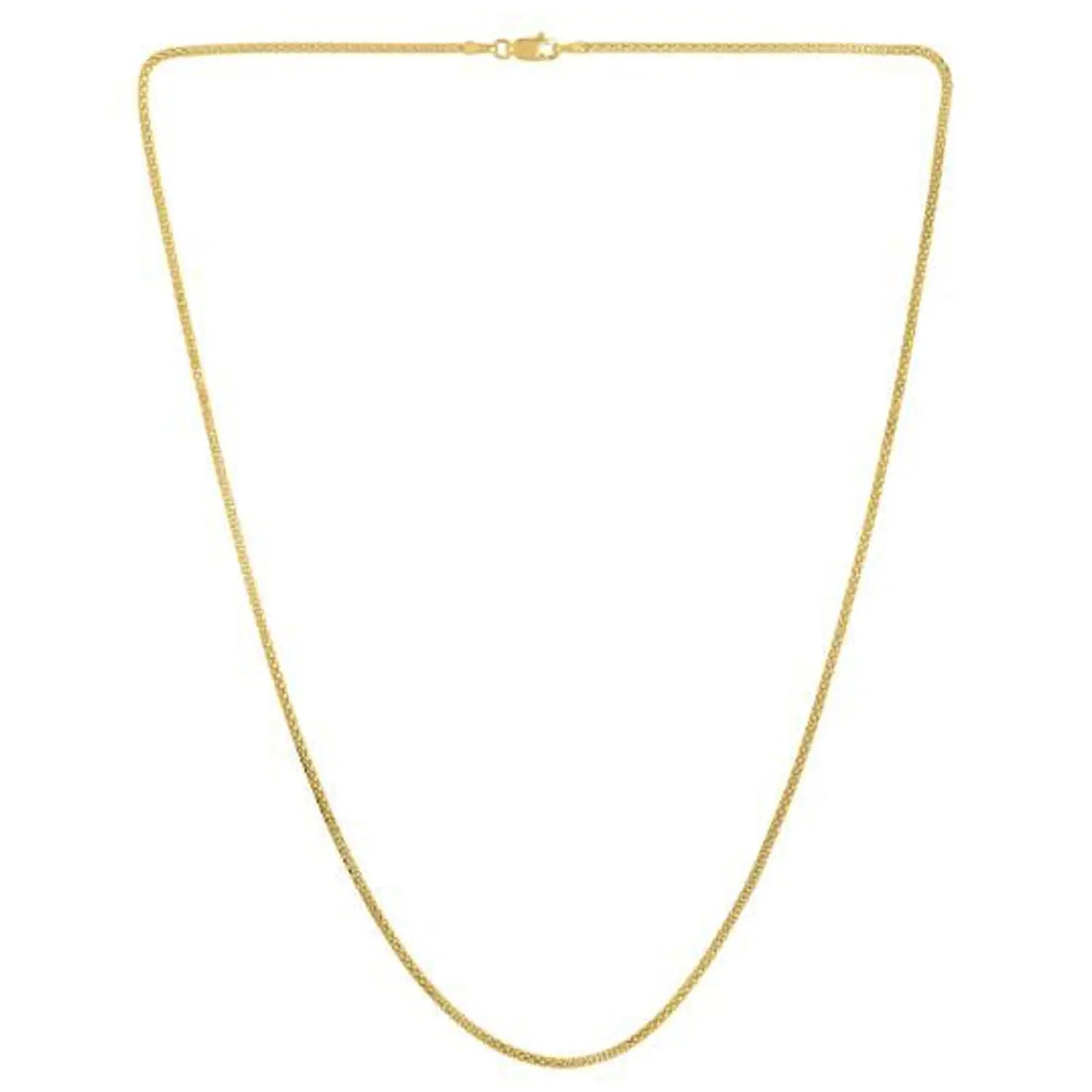 Popcorn Chain in 14k Yellow Gold (1.60 mm) RCJ Chains  CELESTIA LUXE JEWELLERS