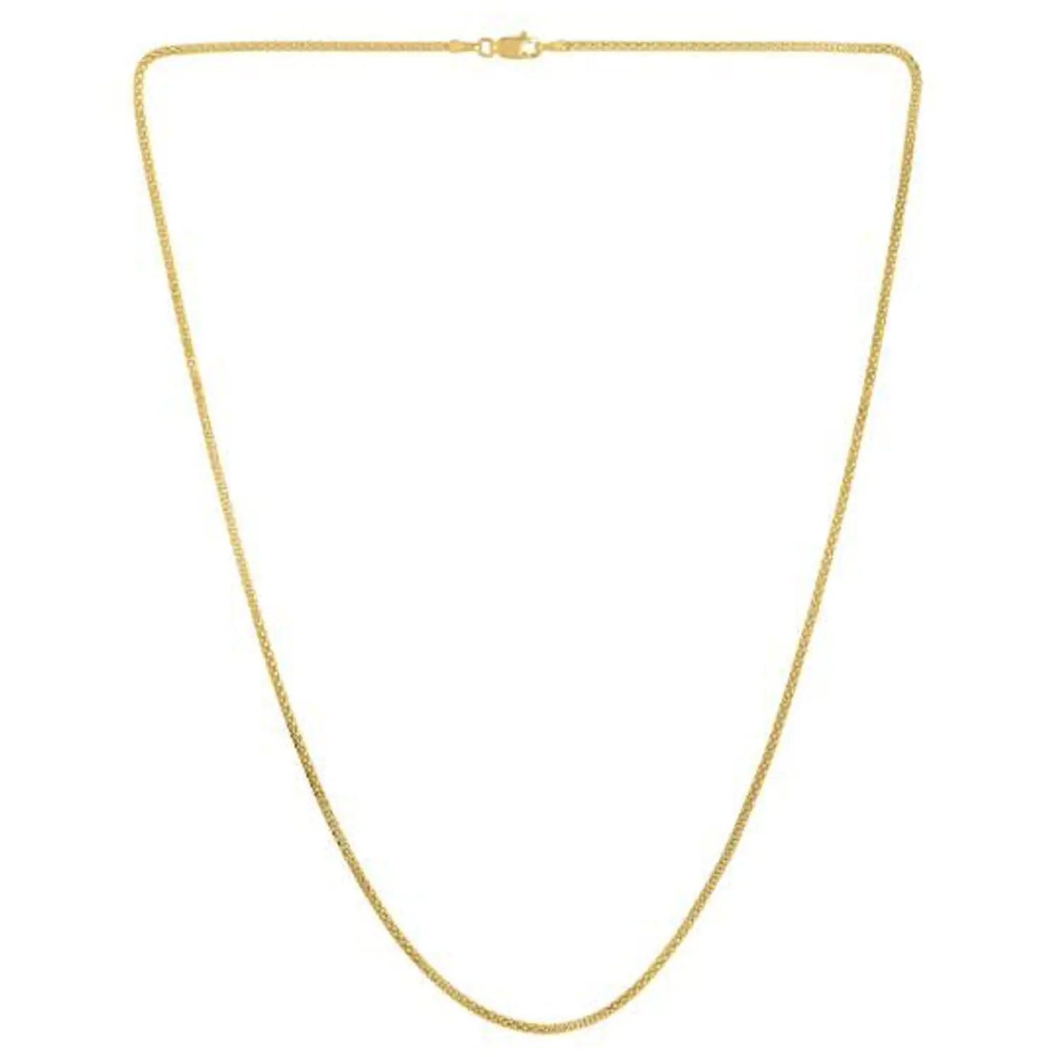 Popcorn Chain in 14k Yellow Gold (1.60 mm) RCJ Chains  CELESTIA LUXE JEWELLERS
