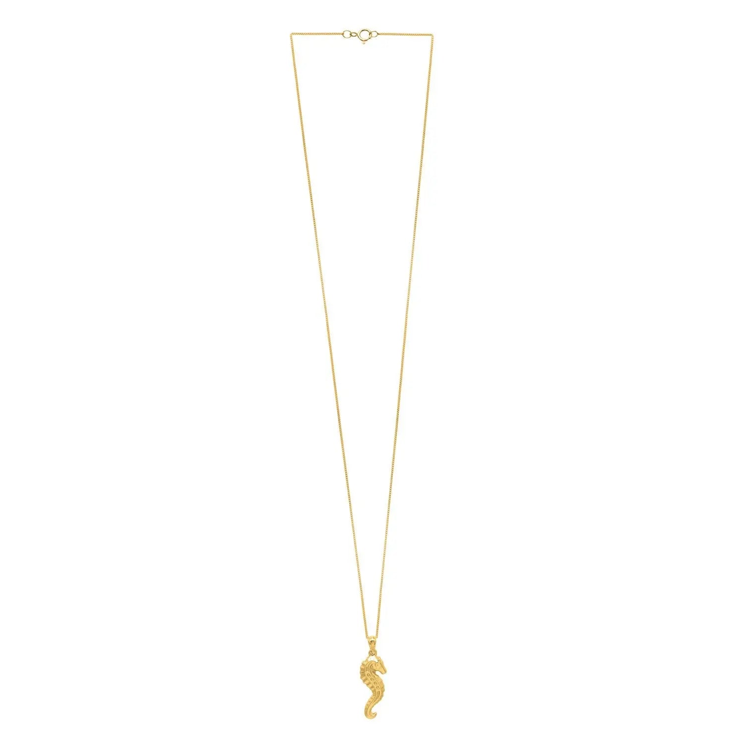 Seahorse Necklace in 10K Yellow Gold RCJ Necklaces  CELESTIA LUXE JEWELLERS