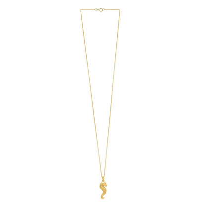 Seahorse Necklace in 10K Yellow Gold RCJ Necklaces  CELESTIA LUXE JEWELLERS