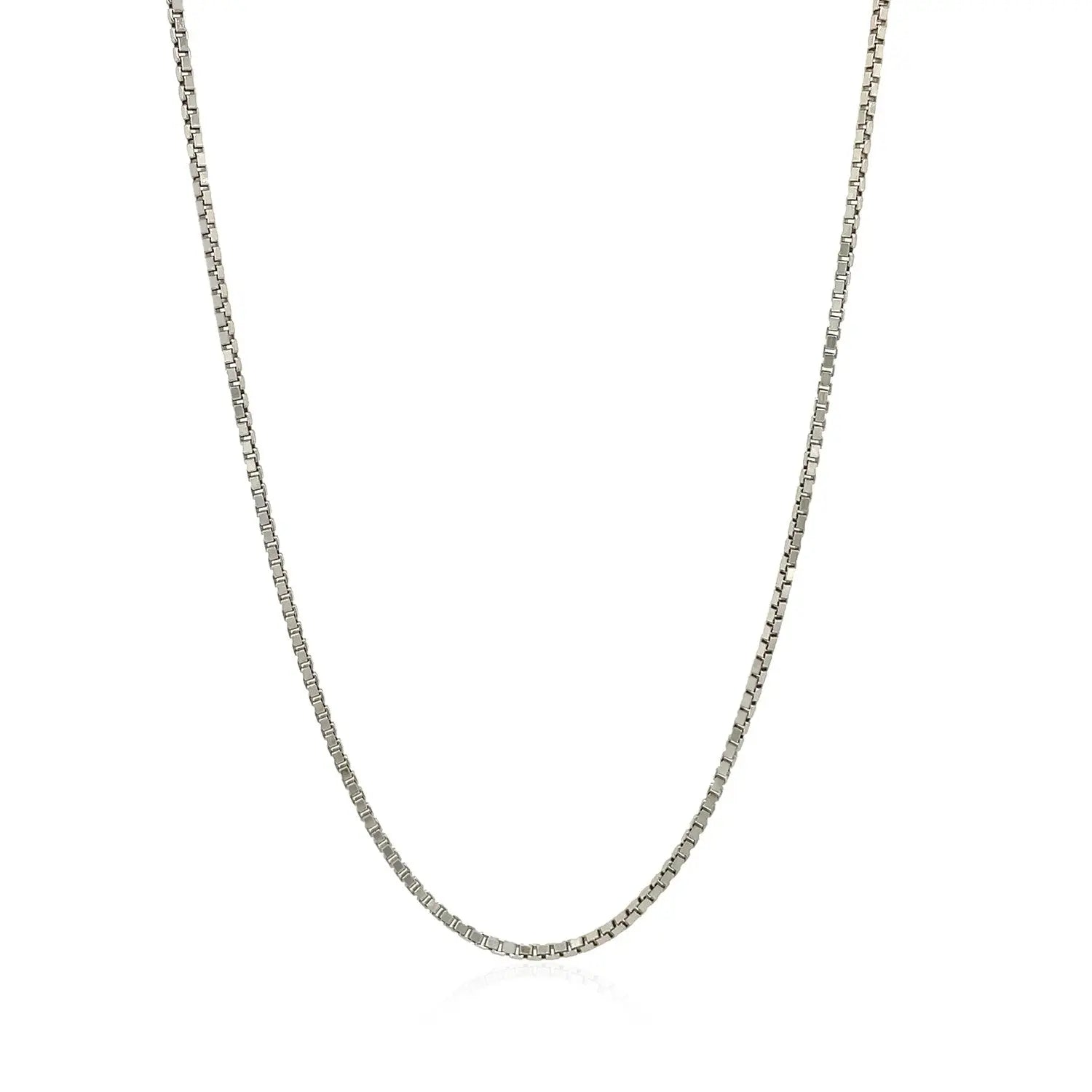 Sterling Silver 1.4mm Adjustable Box Chain (1.40 mm) RCJ Chains  CELESTIA LUXE JEWELLERS