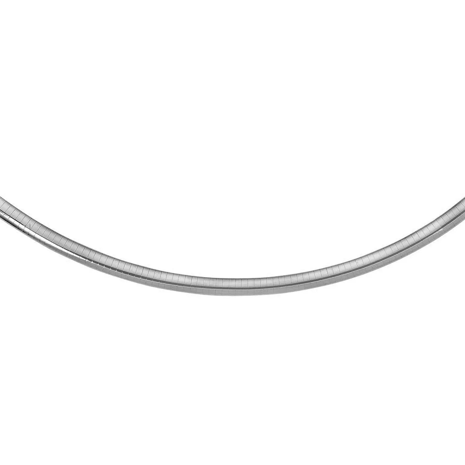 Sterling Silver Classic Omega Chain Necklace (6.0mm) RCJ Necklaces  CELESTIA LUXE JEWELLERS
