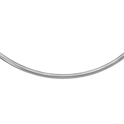 Sterling Silver Classic Omega Chain Necklace (6.0mm) RCJ Necklaces  CELESTIA LUXE JEWELLERS