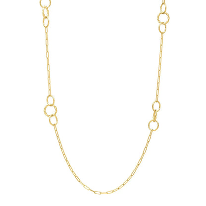 Twistted Link Necklace in 14K Yellow Gold RCJ Necklaces  CELESTIA LUXE JEWELLERS