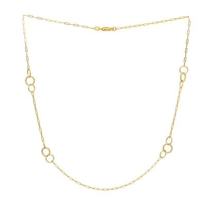 Twistted Link Necklace in 14K Yellow Gold RCJ Necklaces  CELESTIA LUXE JEWELLERS