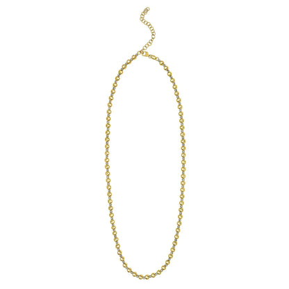 Two Tone Beaded Chain Necklace in 14K Gold RCJ Necklaces  CELESTIA LUXE JEWELLERS